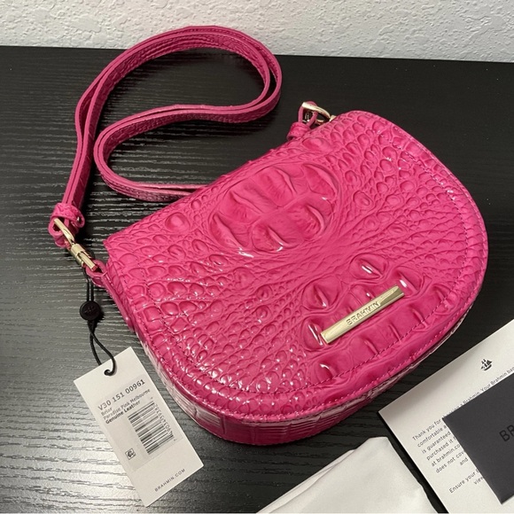 Brahmin Handbags - Brahmin Briar PARADISE PINK MELBOURNE Crossbody Shoulder Bag NWT